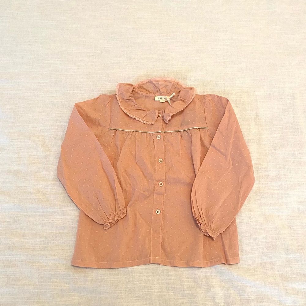 Marlot 6Y Pink Smock Top